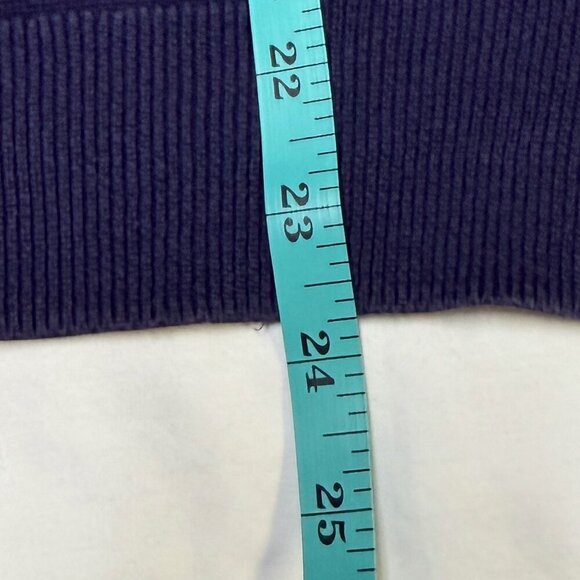 Lilly Pulitzer Navy Open Knit Sweater Women’s Medium Cotton Pullover EUC - Picture 8 of 9